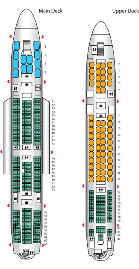 singapore airlines a380 seat map.